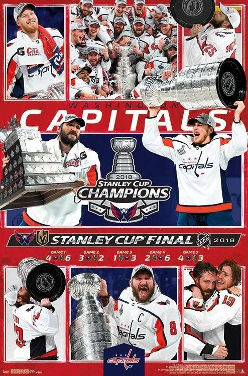 2018 Stanley Cup celebration poster print 22 by 34 inches