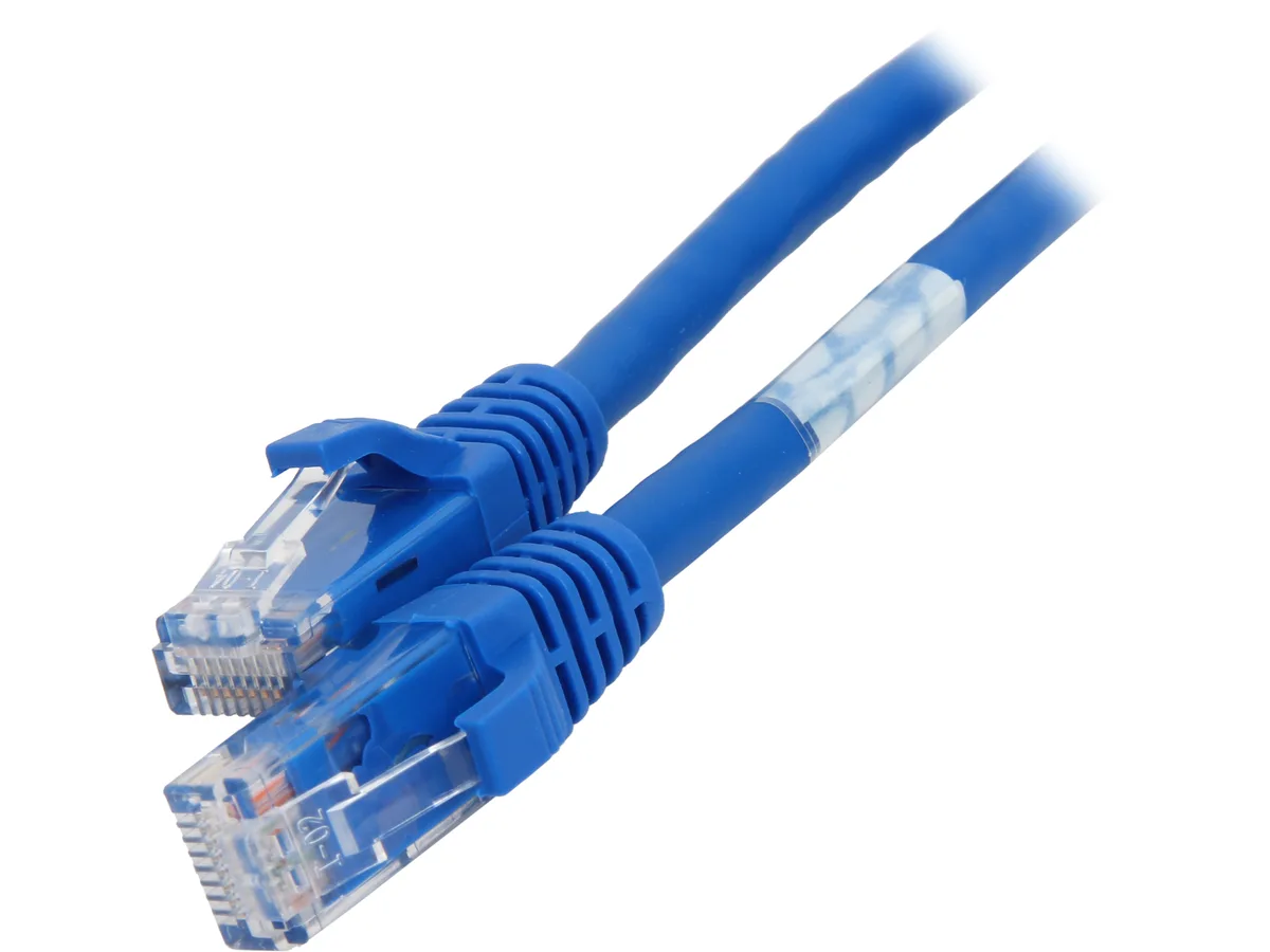Cables To Go Cables To Go 03975 Cat6 network ethernet cable RJ45 6 ft 1.82 m Blue — product photo