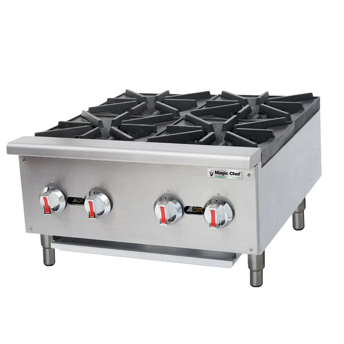 Magic Chef Magic Chef 24 in. 150,000 BTU 4-Burner Countertop Gas Hotplate Stainless Steel — product photo