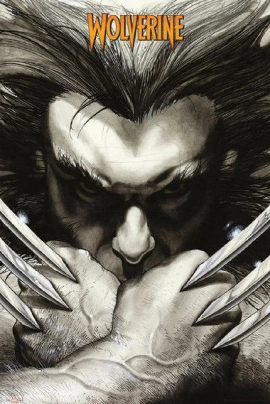 Marvel Wolverine claws poster print 24 x 36 inches on premium heavy stock paper