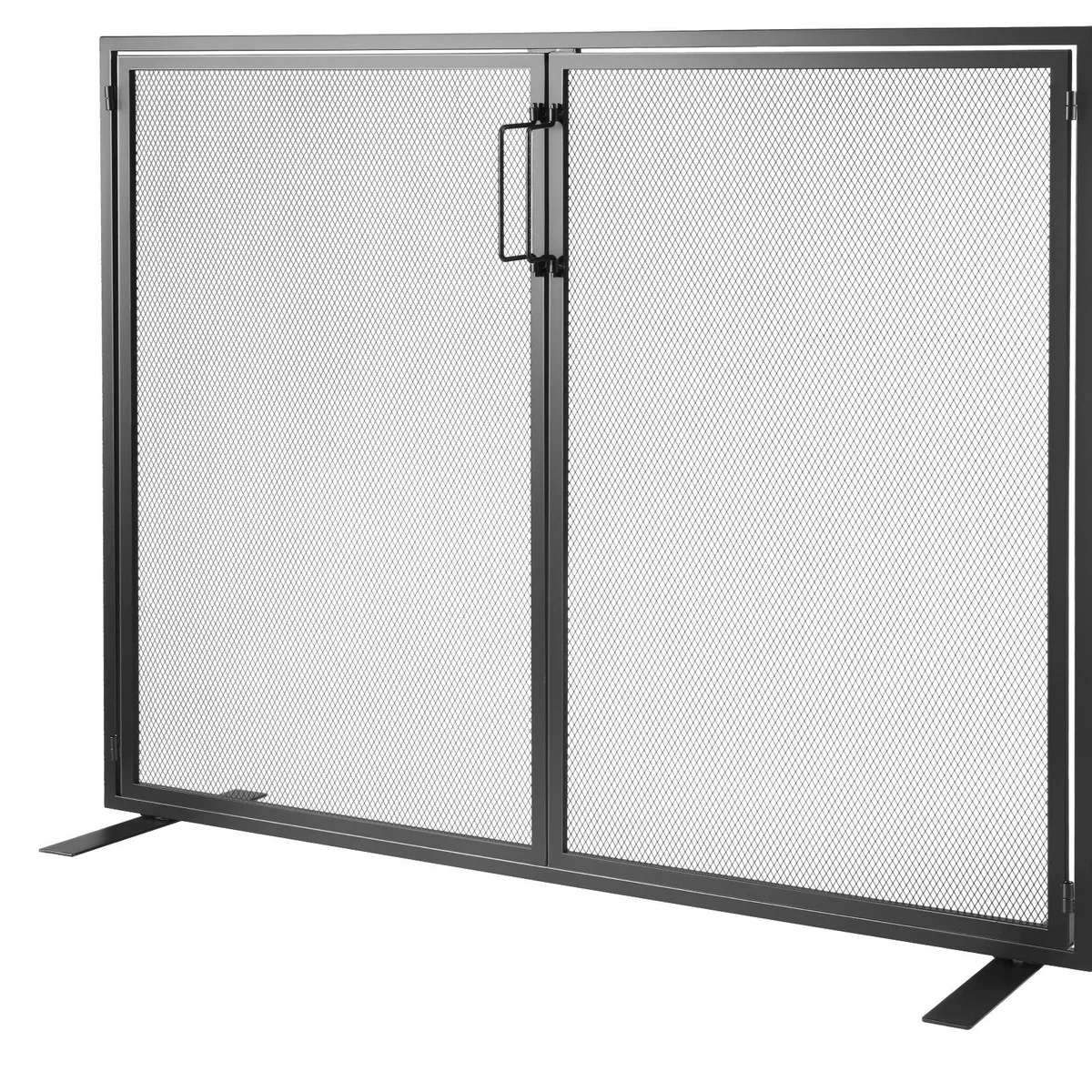 VEVOR VEVOR Fireplace Screen 38.98" x 30.7" Iron Mesh with Door — product photo