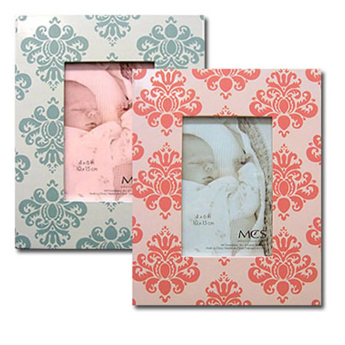 MCS MCS Baby Damask MDF Picture Frame 4x6 Blue — product photo