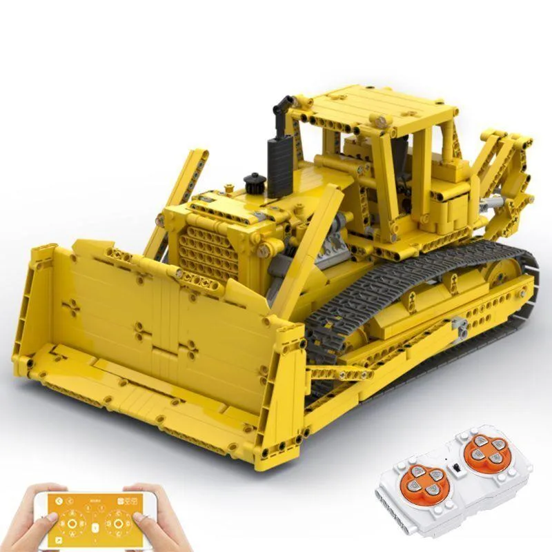 ZITIANYOUBUILD ZITIANYOUBUILD MOC-83756 Caterpillar D9H RC Bulldozer 952 Parts Educational — product photo