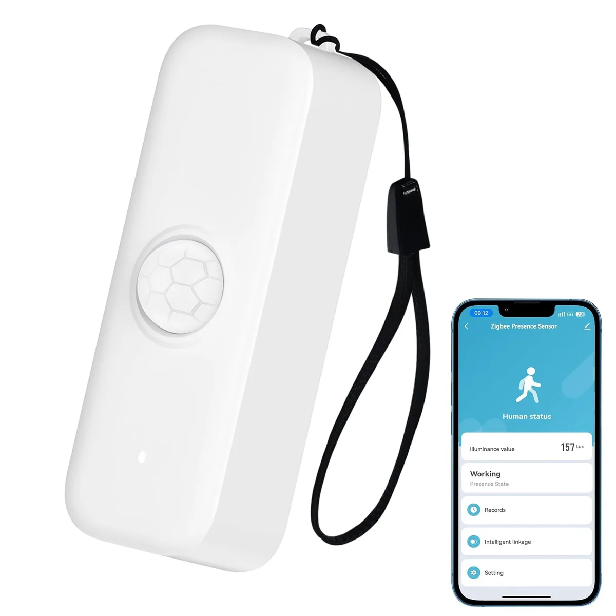 Emerson P08 Smart Sensor 128° 6m WiFi Battery 0.05kg — product photo