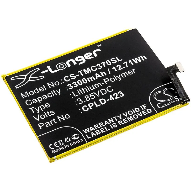 Cameron &amp; Co Cameron &amp; Co DS-CS-TMC370SL cell phone battery 3.3 Ah 3.85V 3300mAh 12.71Wh Li-Polymer black — product photo