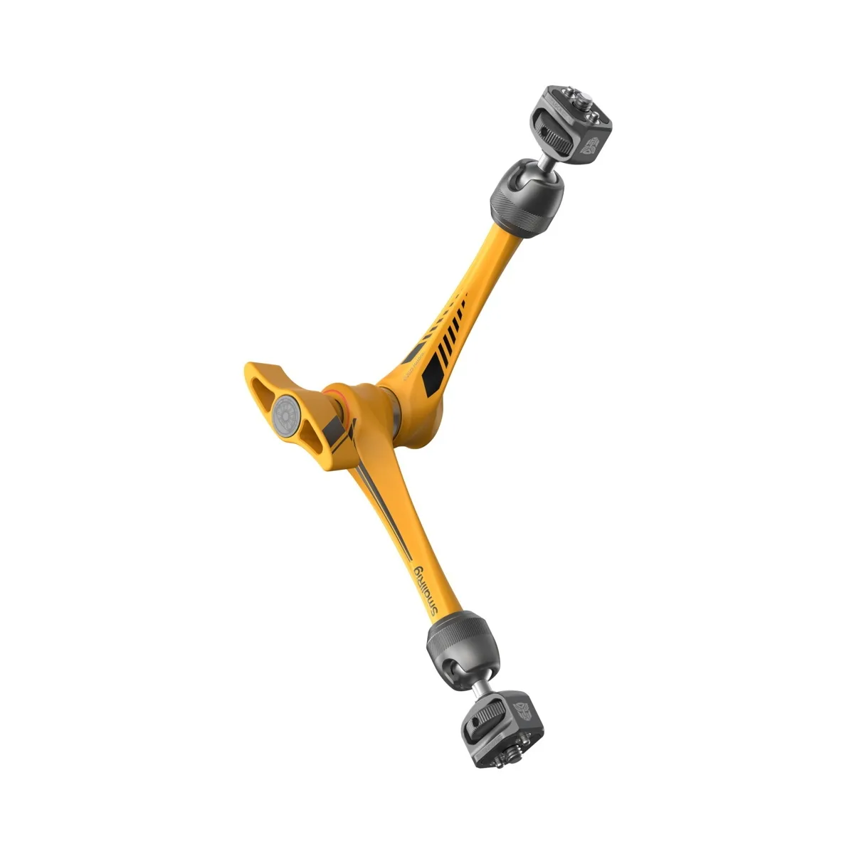 SmallRig BumbleBee 11 inch rosette arm in yellow and black aluminium with knurled locking knob