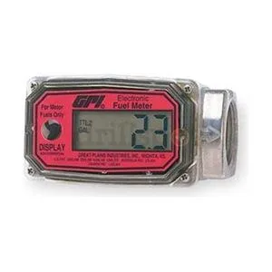GPI GPI 01A31LM Turbine Flowmeter 1 in FNPT 10-100 lpm — product photo