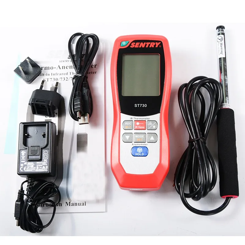 Sentry Sentry ST-730 Hot Wire Thermo Anemometer Infrared Thermometer — product photo