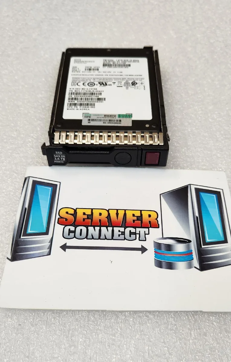 HPE HPE 1.6TB SAS 12Gb/s 2.5" Mixed Use Internal SSD — product photo