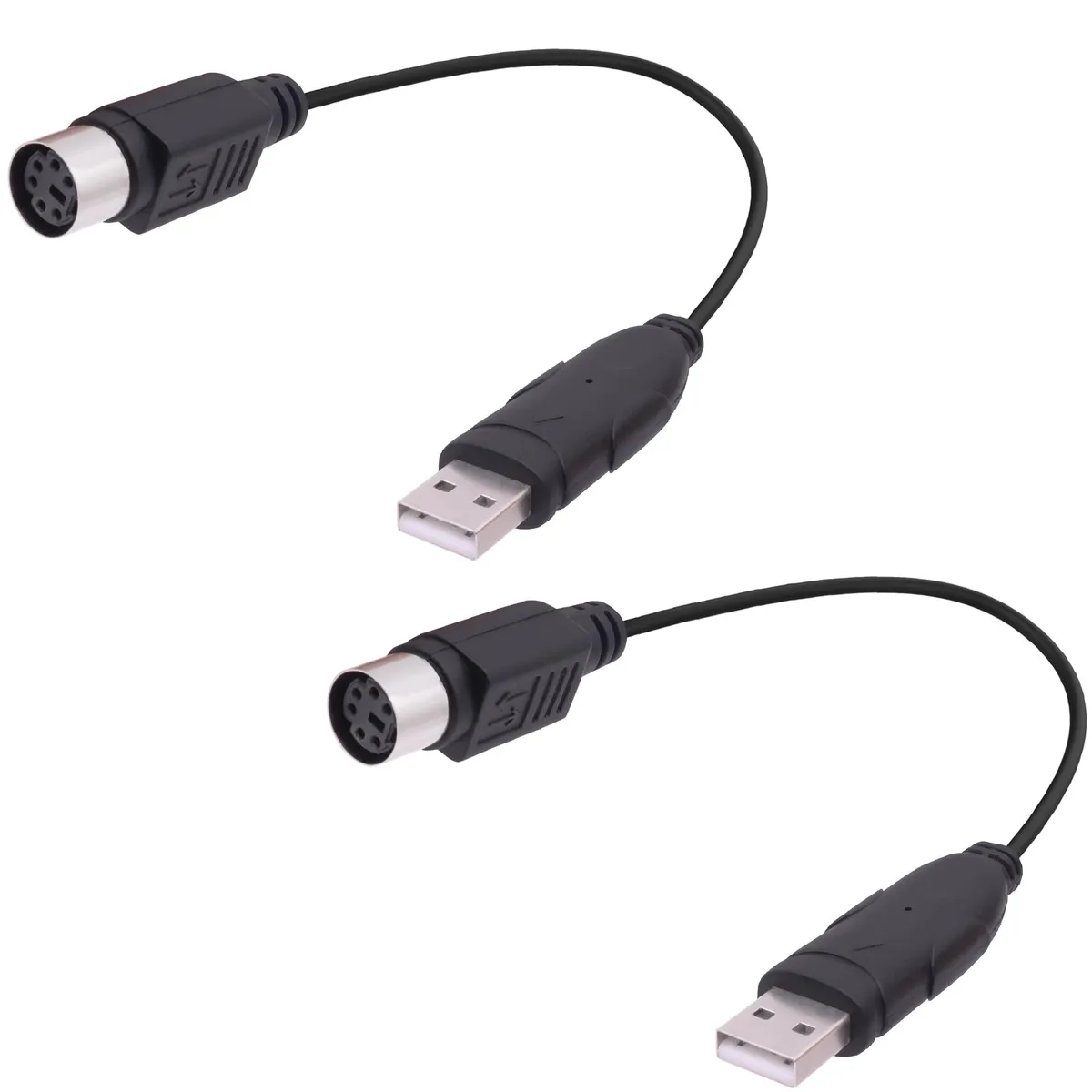 No Sew No Sew USB to PS/2 Converter Adapter Keyboard Cable 18cm — product photo