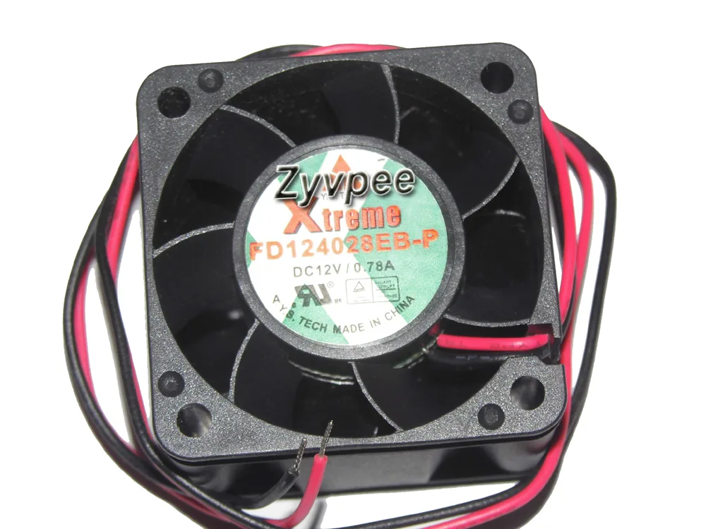 Zyvpee Zyvpee FD124028EB-P 40x28mm 12V 0.78A 2-Wire Case Fan — product photo
