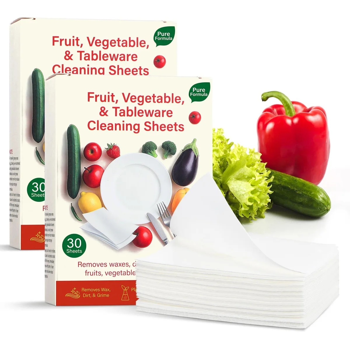 Two white rectangular sheets 2.8 by 4.3 inches, pack of 60