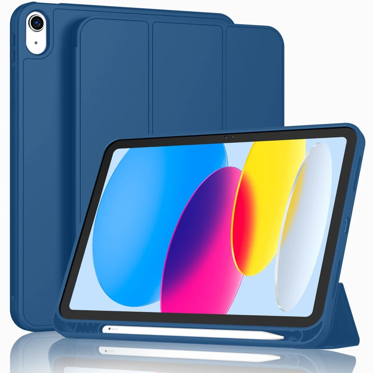  ToaPoia A3354 iPad (A16) 11" 2025 / 10th Gen 10.9" 2022 Case Navy Blue — product photo