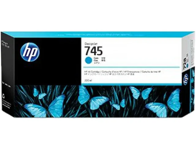 HP HP F9K03A 745 Cyan Ink Cartridge 300 ml — product photo