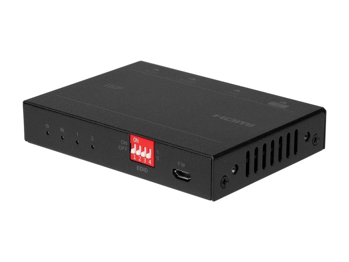 Monoprice Inc. Monoprice 121612 Blackbird 4K Pro 1x2 HDMI Splitter — product photo