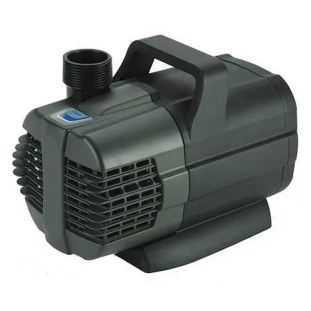 Black submersible waterfall pump with 20 ft cord