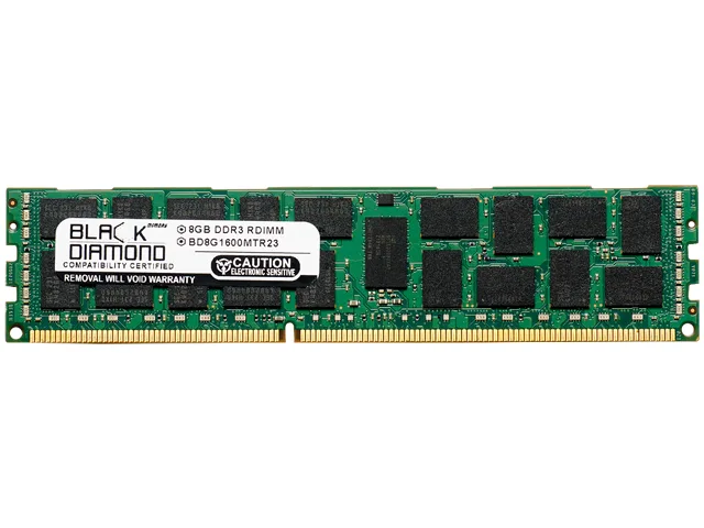 Black Diamond Memory Black Diamond Memory BD8G1600MTR23 8GB DDR3 1600 ECC Registered server RAM — product photo