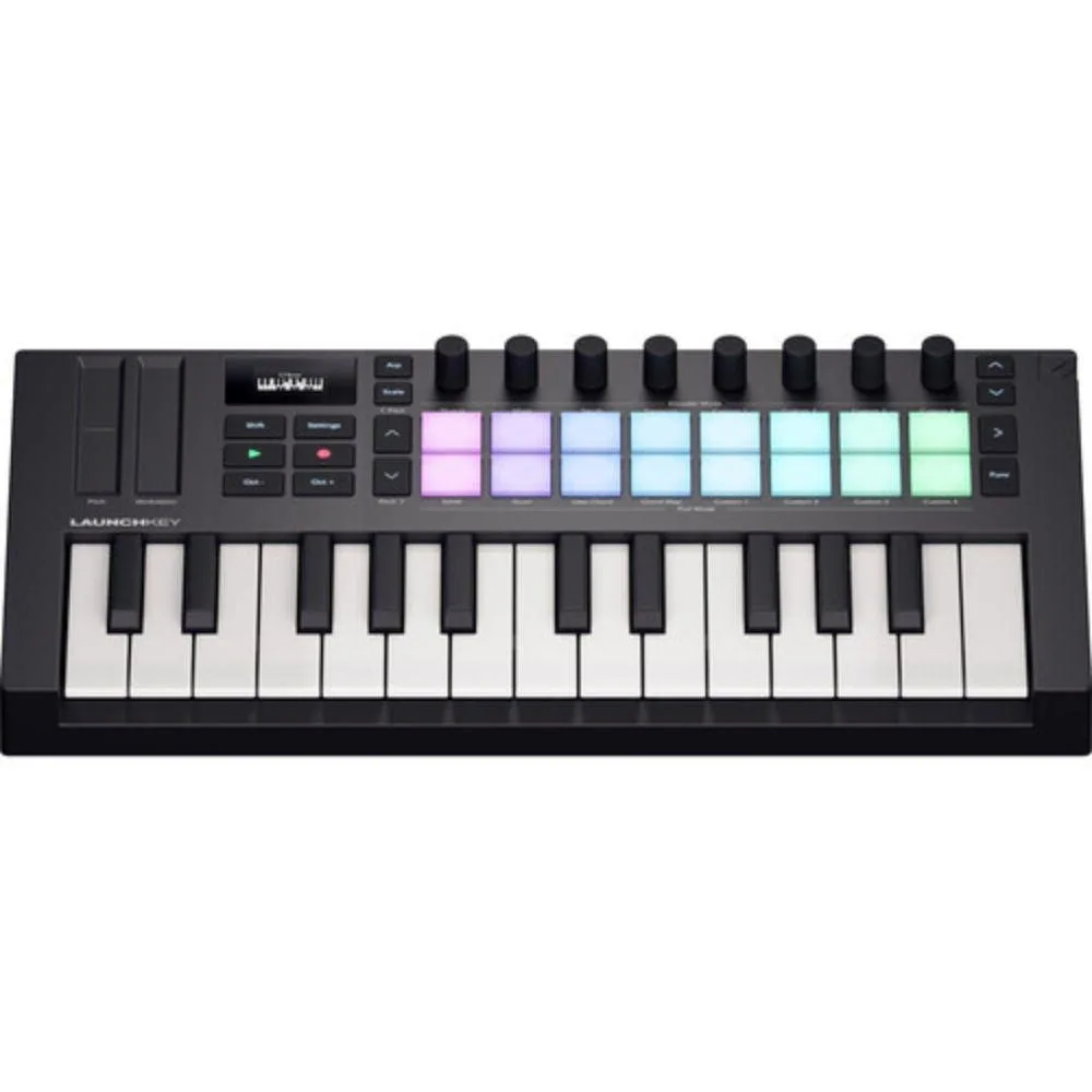 Novation Novation Launchkey Mini 25 MK4 musical keyboard controller — product photo
