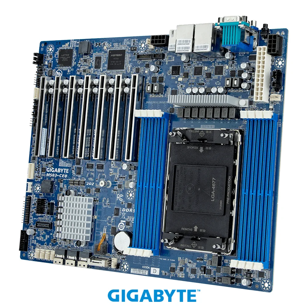 GIGABYTE GIGABYTE MS03-CE0 server motherboard ATX LGA 4677 DDR5 4800 MHz — product photo