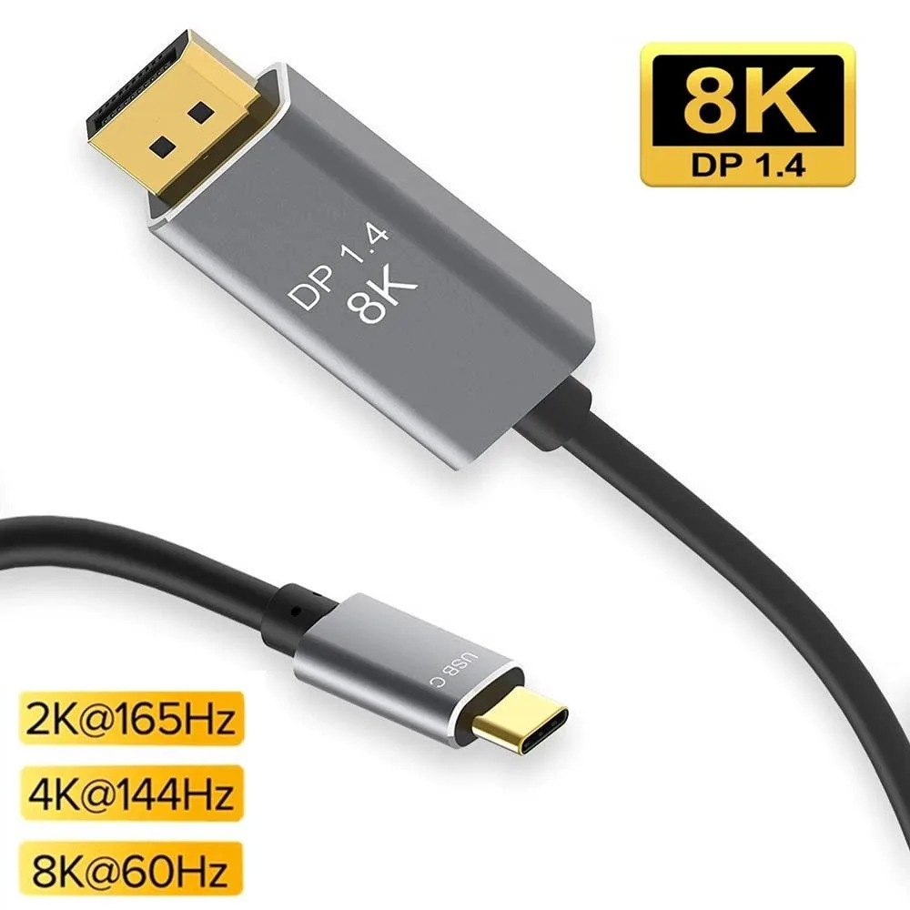 ESTONE ESTONE BK-CD2 10ft USB-C to DisplayPort 1.4 Cable 8K@60Hz — product photo