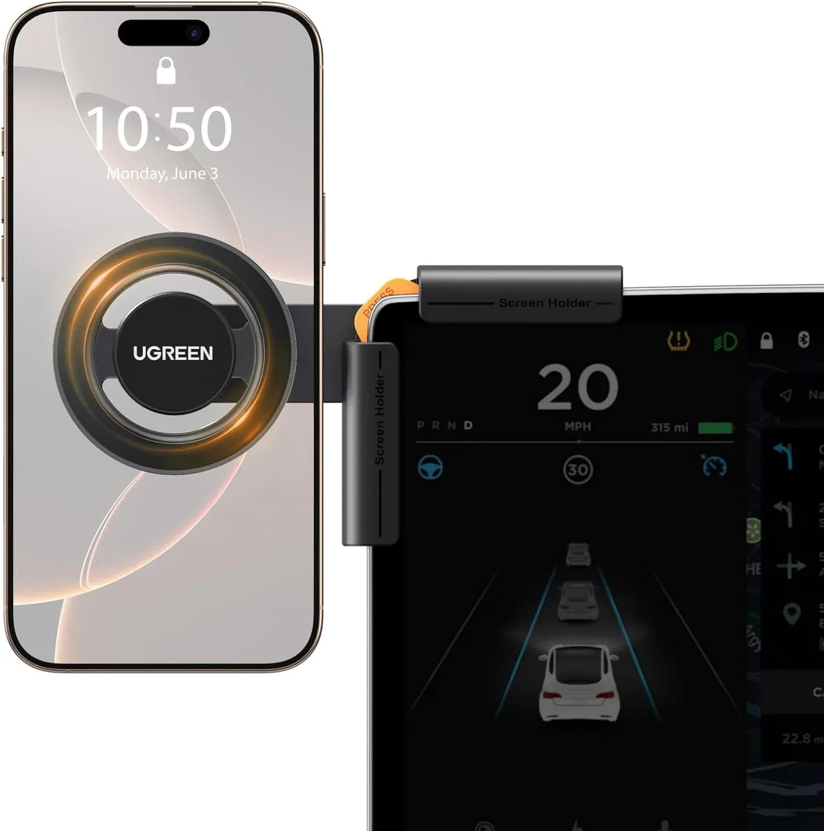 Keyence Keyence Magnetic Phone Mount for Tesla Model 3 and Y — product photo