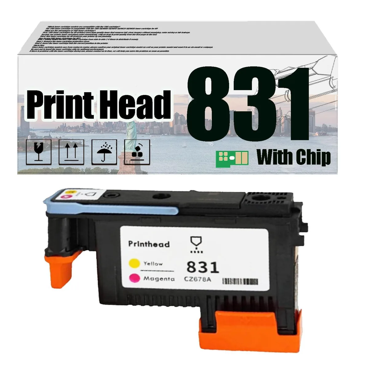 EVESKY EVESKY 831 CZ678A Print Head for HP 110 310 315 330 335 360 365 370 560 570 — product photo