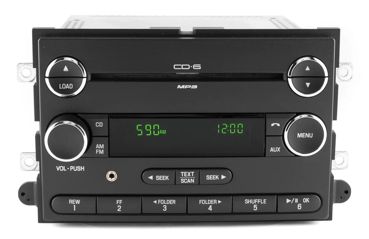 1 Factory Radio 1 Factory Radio 8E5T-18C815-BG AM FM 6 CD Aux receiver — product photo