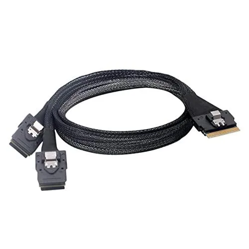 Vszerda Vszerda SFF-8654 8i 74pin to Dual SFF-8087 Mini SAS Cable — product photo