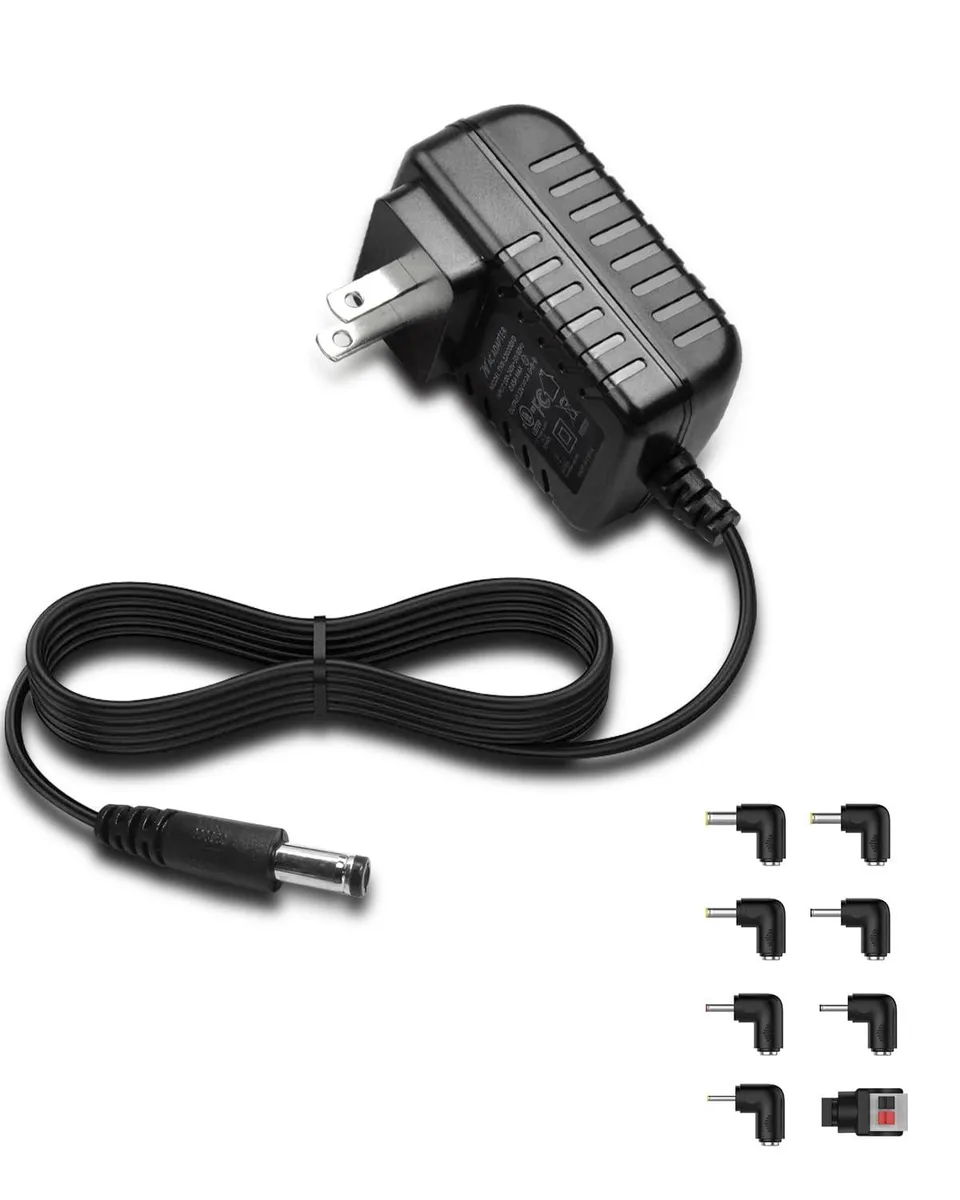 BASEUS BASEUS 12V 2A 24W AC Adapter with 8 Plug Tips — product photo
