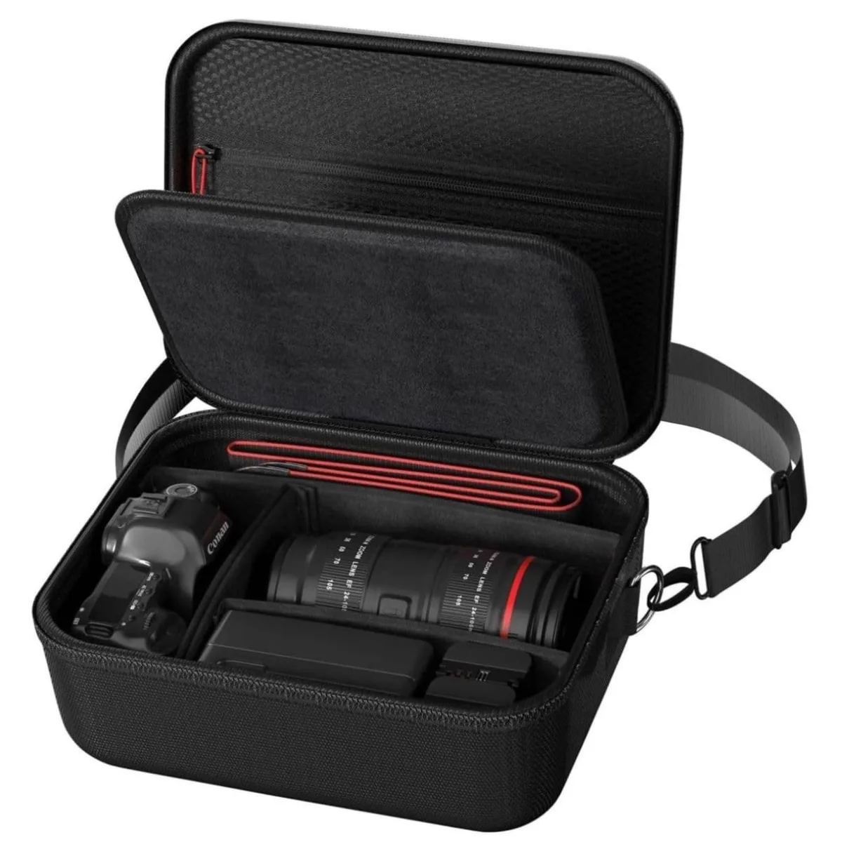  ProCase PC-08366335 Hard Shell Camera Case Black 9.84x7.09x4.53 in — product photo