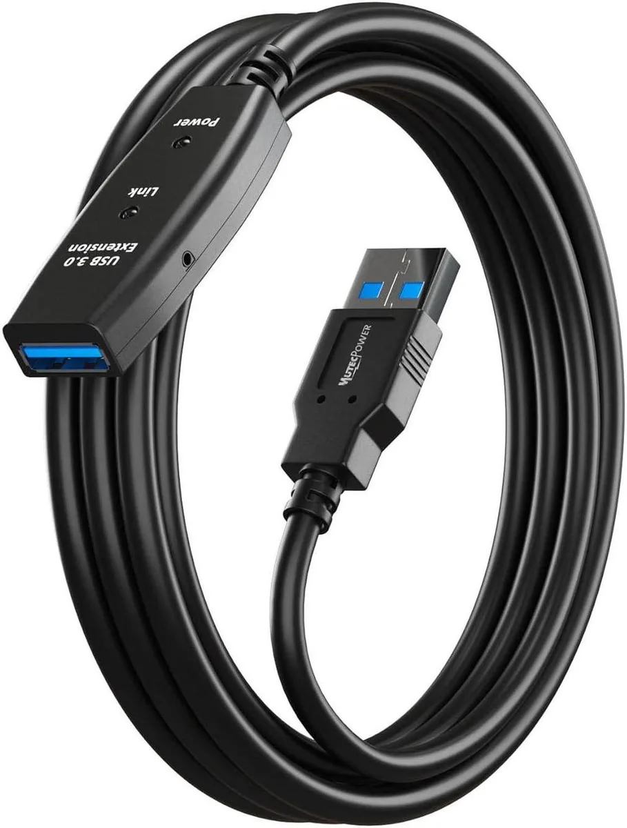 SMUGDESK SMUGDESK USB 3.0 Active Extension Cable 65 Feet Type A Repeater with 3 Signal Boosters — product photo