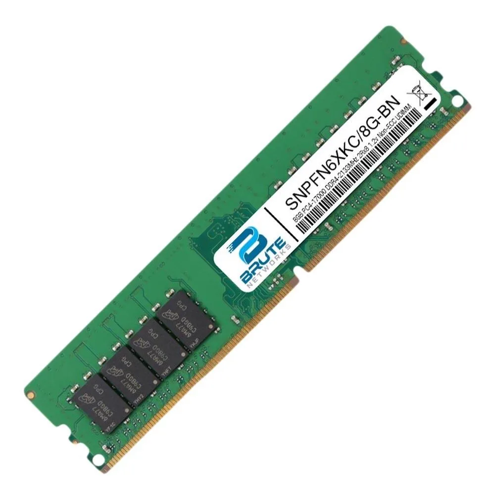 Brute Networks Brute Networks 8GB DDR4-2133 PC4-17000 CL15 2Rx8 1.2V Non-ECC UDIMM Dell Compatible — product photo