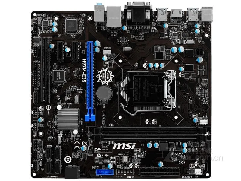 MSI MSI H97M-E35 Intel H97 LGA 1150 Micro ATX Motherboard — product photo