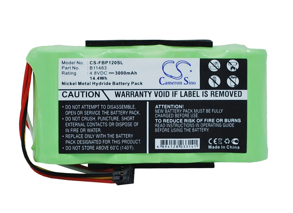  Cameron Sino BP120MH 3000mAh 4.8V NiZn Battery — product photo