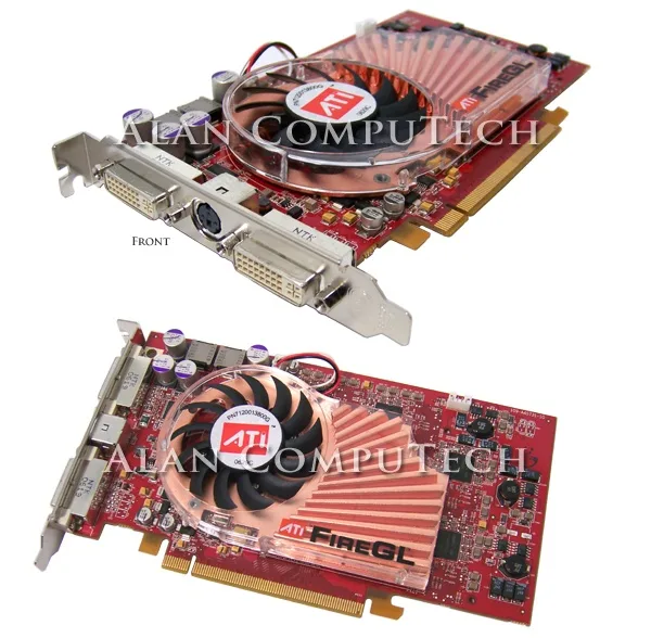 HP HP ATI FireGL V5100 128MB PCI Express x16 workstation graphics card — product photo