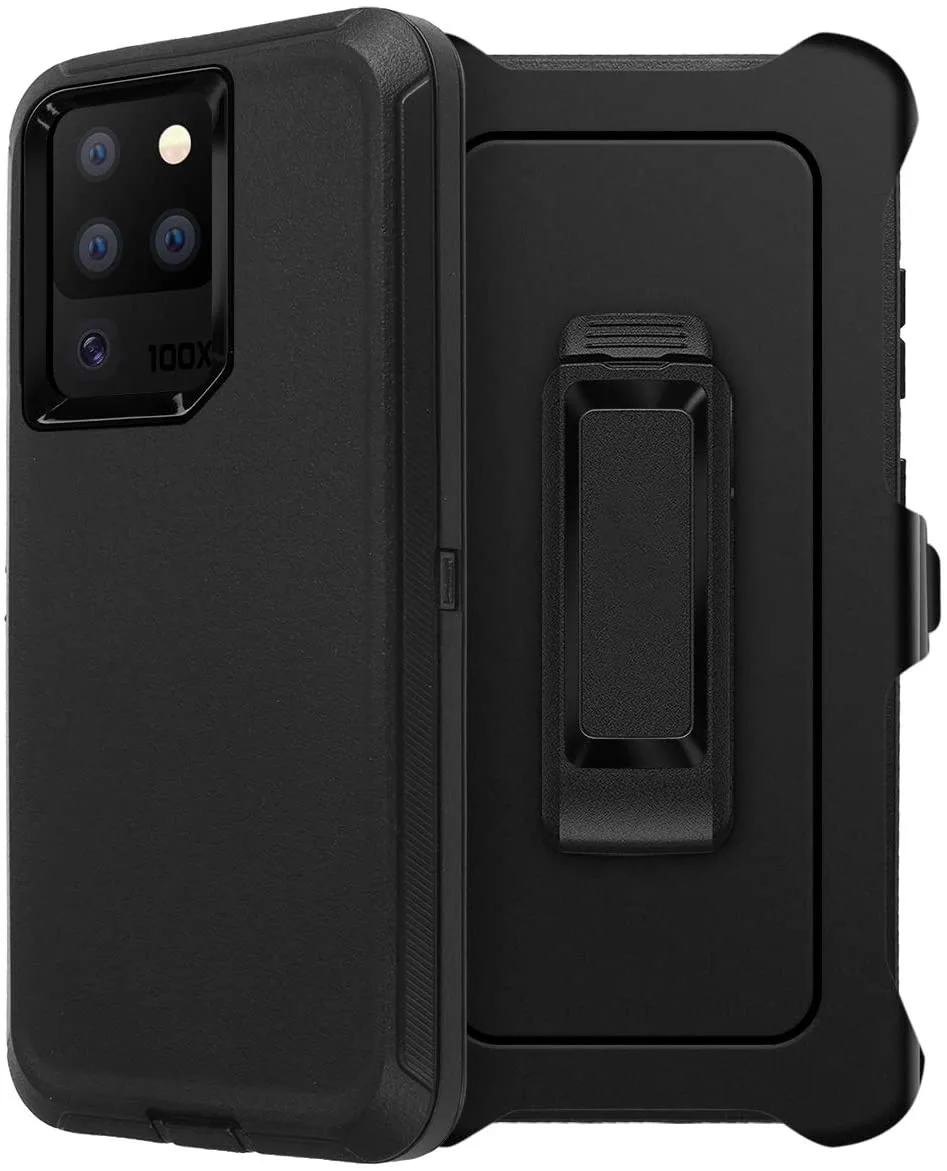 AICase AICase Tough+ Belt-Clip Holster Case for Samsung Galaxy S20 Ultra Black — product photo