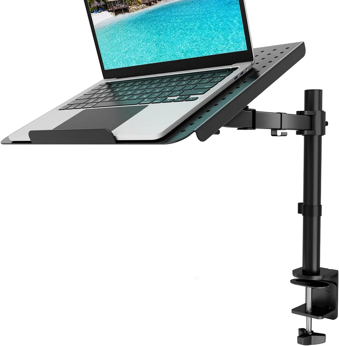 KEHIPI KEHIPI Laptop Tray Desk Mount 17 inch 22 lbs Vented Cooling Platform Stand — product photo