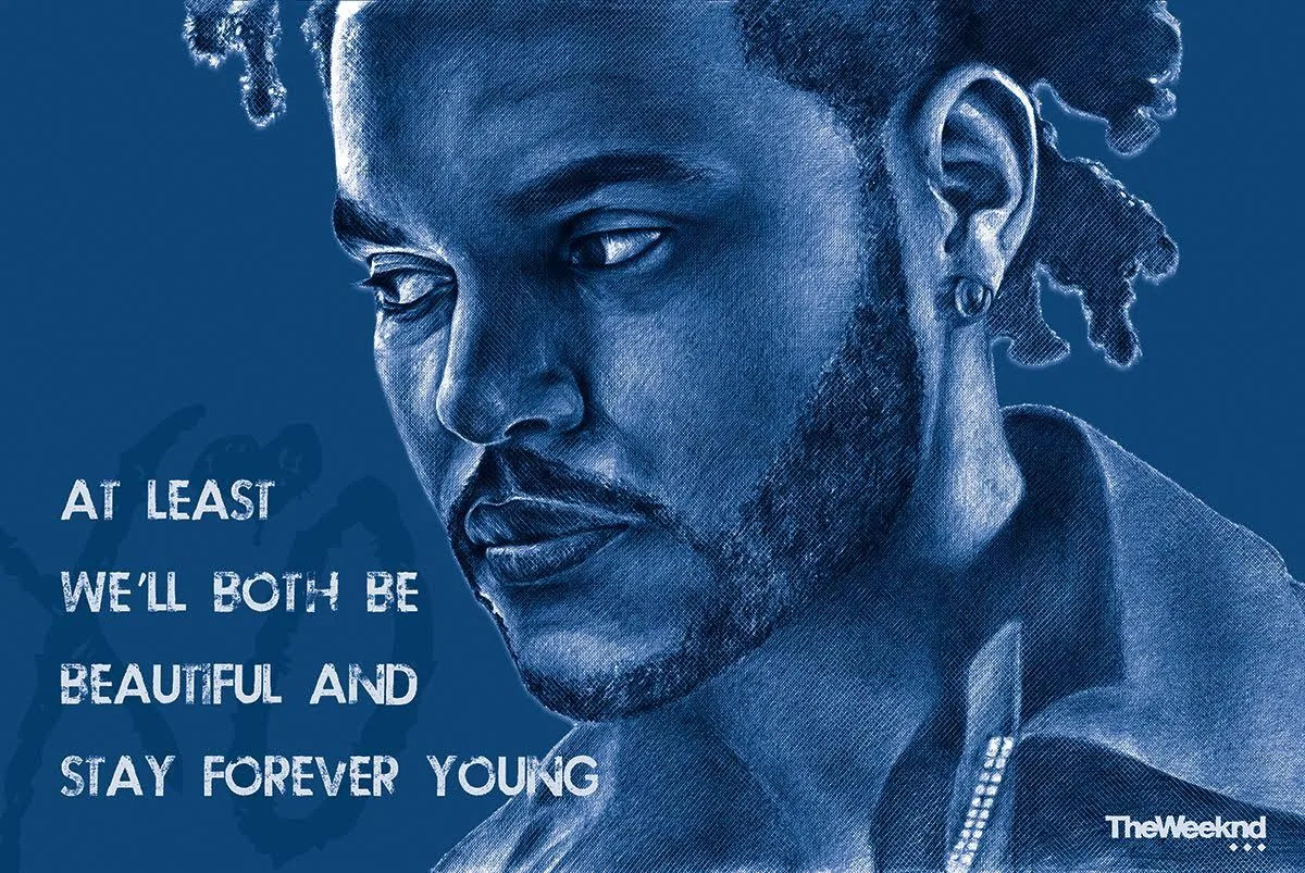 Posterazzi The Weeknd quote poster 22 x 34 inches