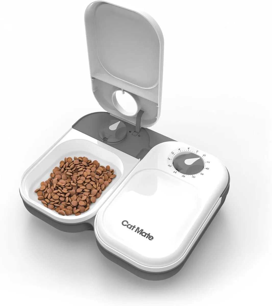 GCROWN GCROWN C200 2-Meal Pet Feeder 48h Timer 400g Bowls Ice Pack — product photo