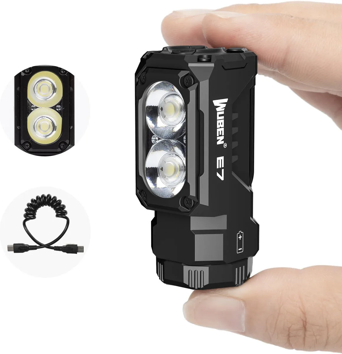 lelisten lelisten 1800 Lumen Mini Flashlight with Magnet IP68 — product photo