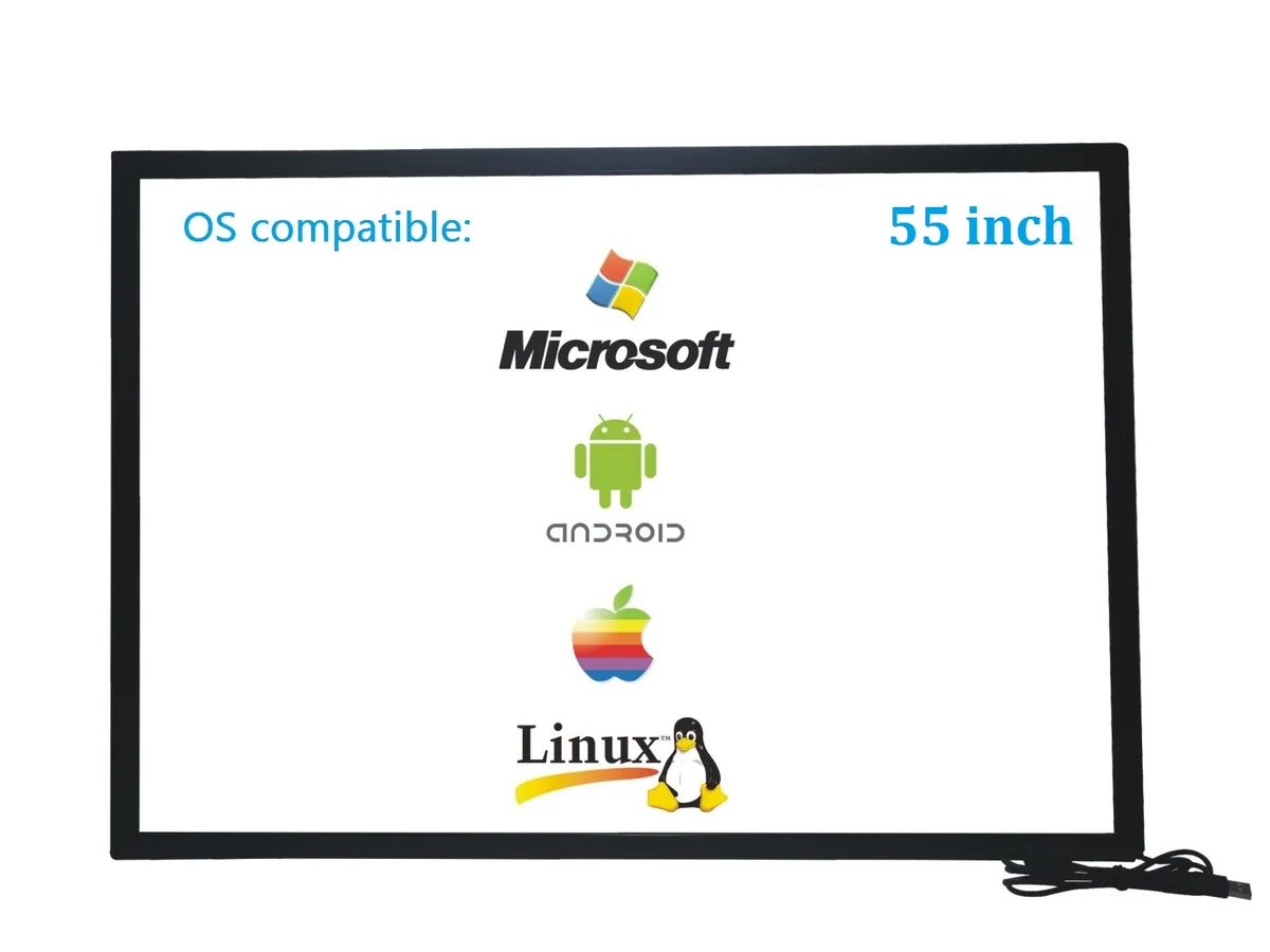 Guangzhou Goodtouch Electronics Co.,LTD Guangzhou Goodtouch Electronics Co.,LTD GT550-IR 55 Inch 10 Point IR Touch Overlay — product photo