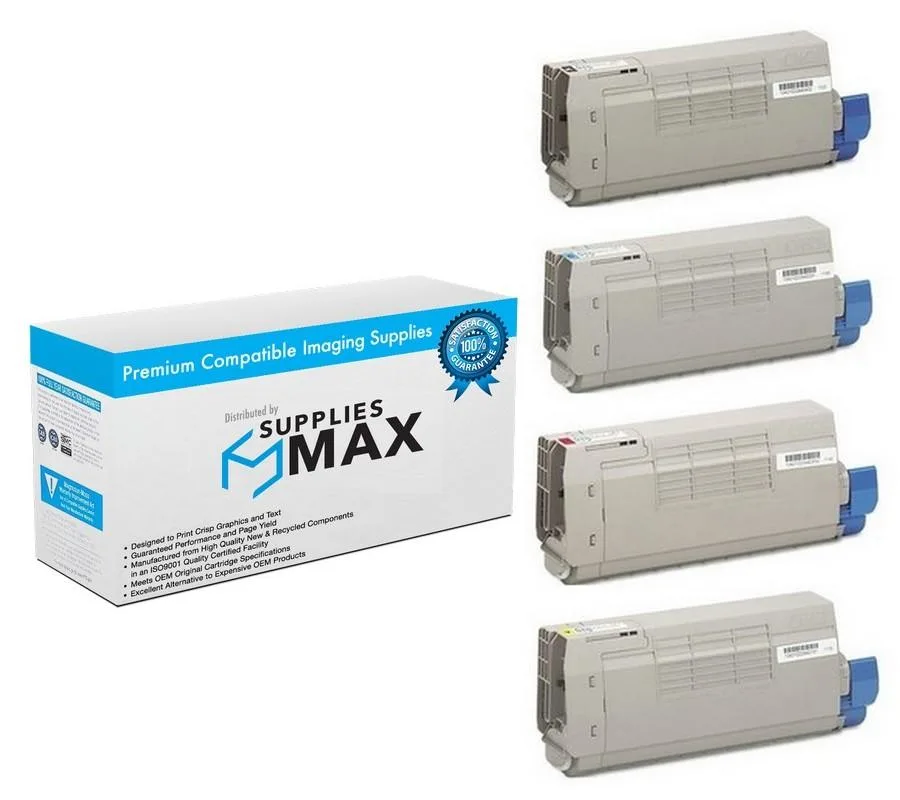 SuppliesMax SuppliesMax 4386610MP Toner Cartridge Combo Pack (BK/C/M/Y) — product photo