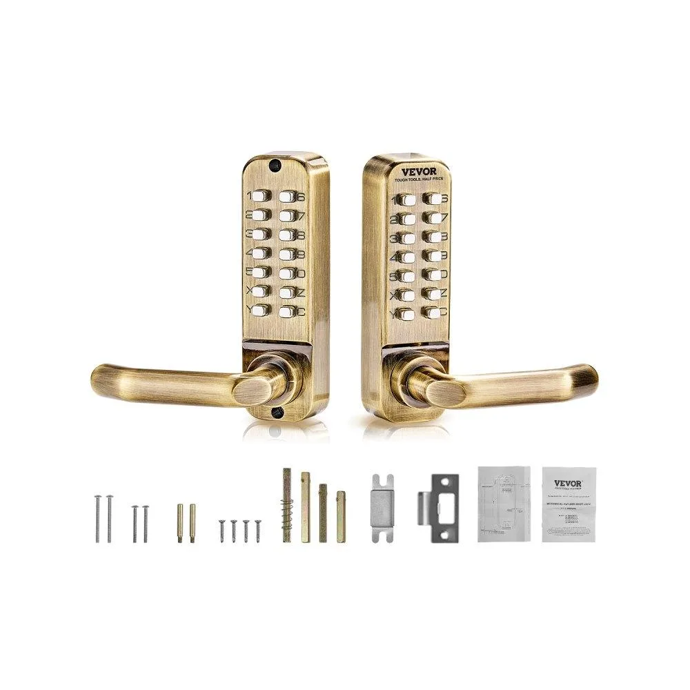 VEVOR VEVOR Mechanical Keyless Door Lock 14 Key OL-209S2-BY-C-07 — product photo