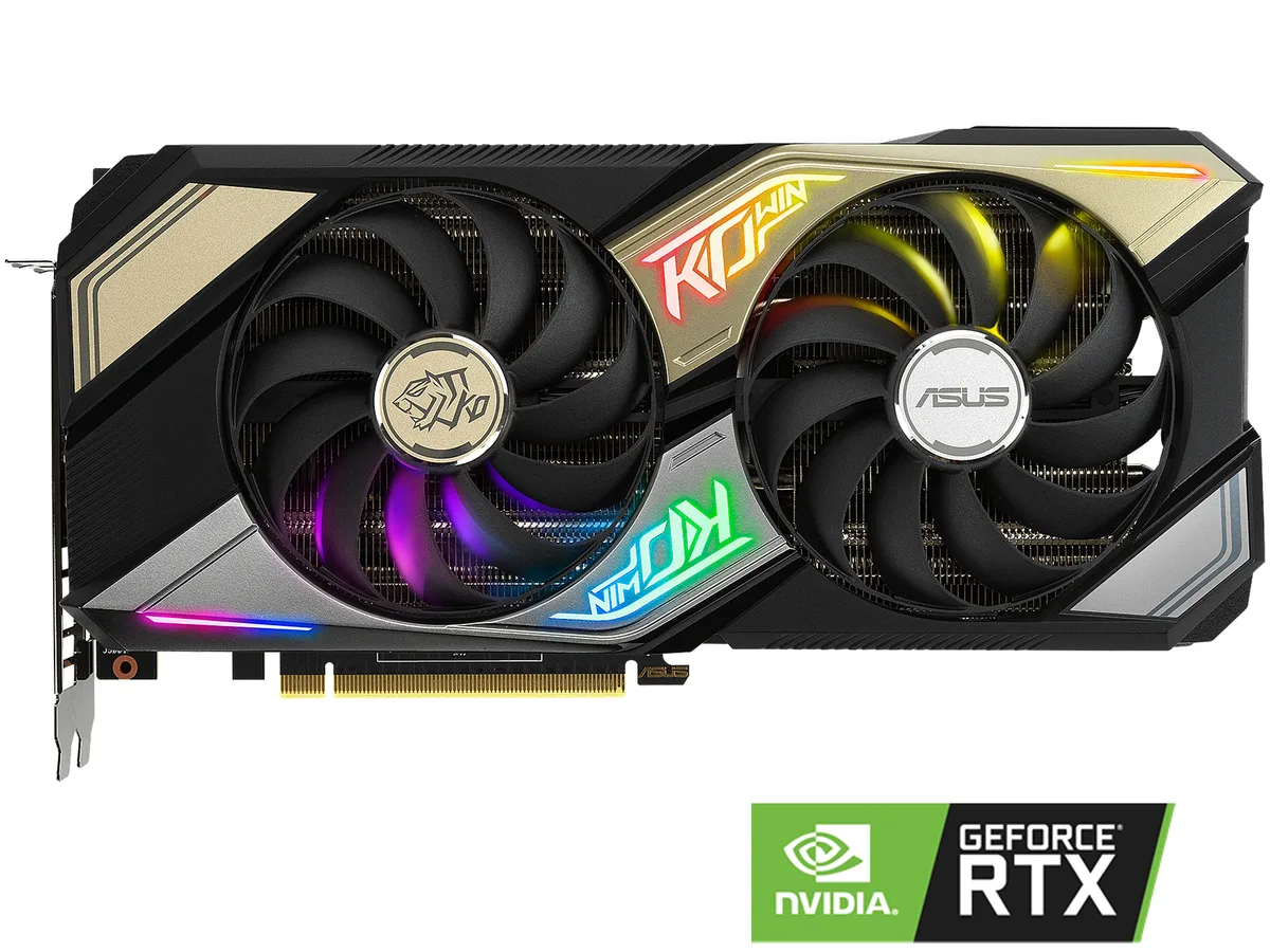 ASUS ASUS KO-RTX3060TI-O8G-GAM graphics card — product photo