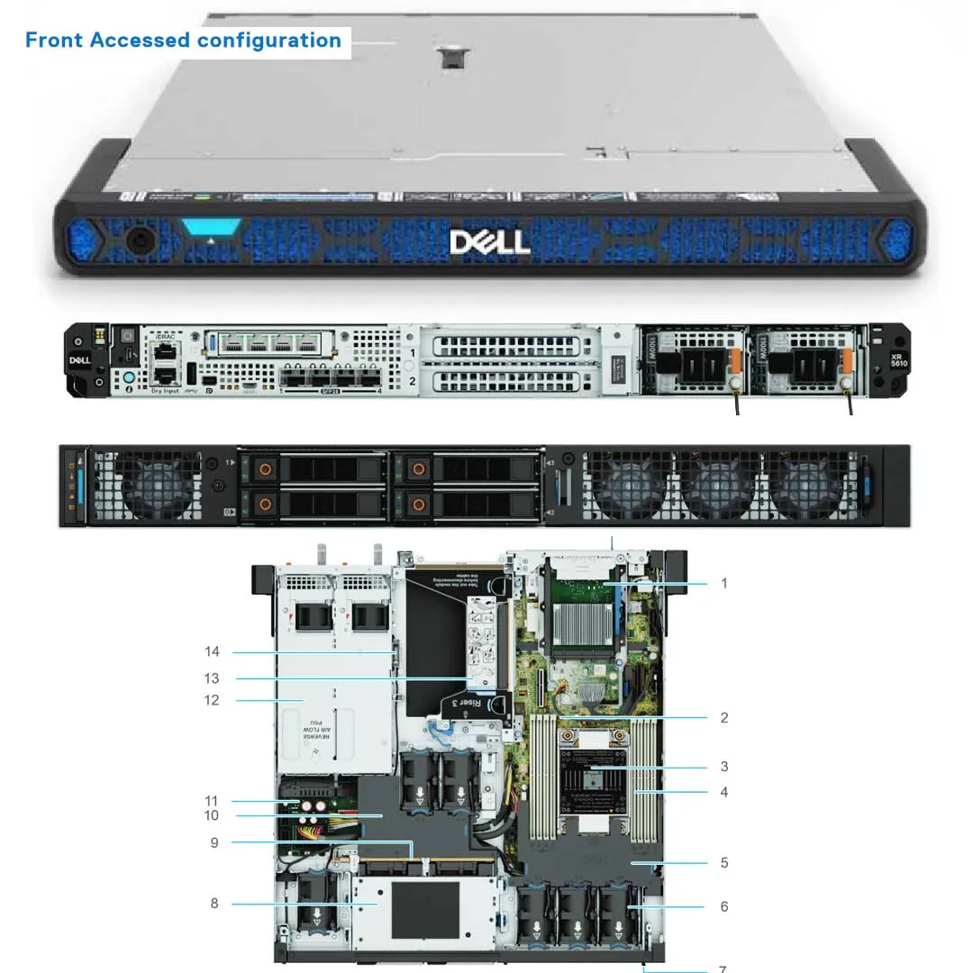 DELL DELL PowerEdge XR5610 Quote# QUO-23086108-X2K1D1 rack server — product photo