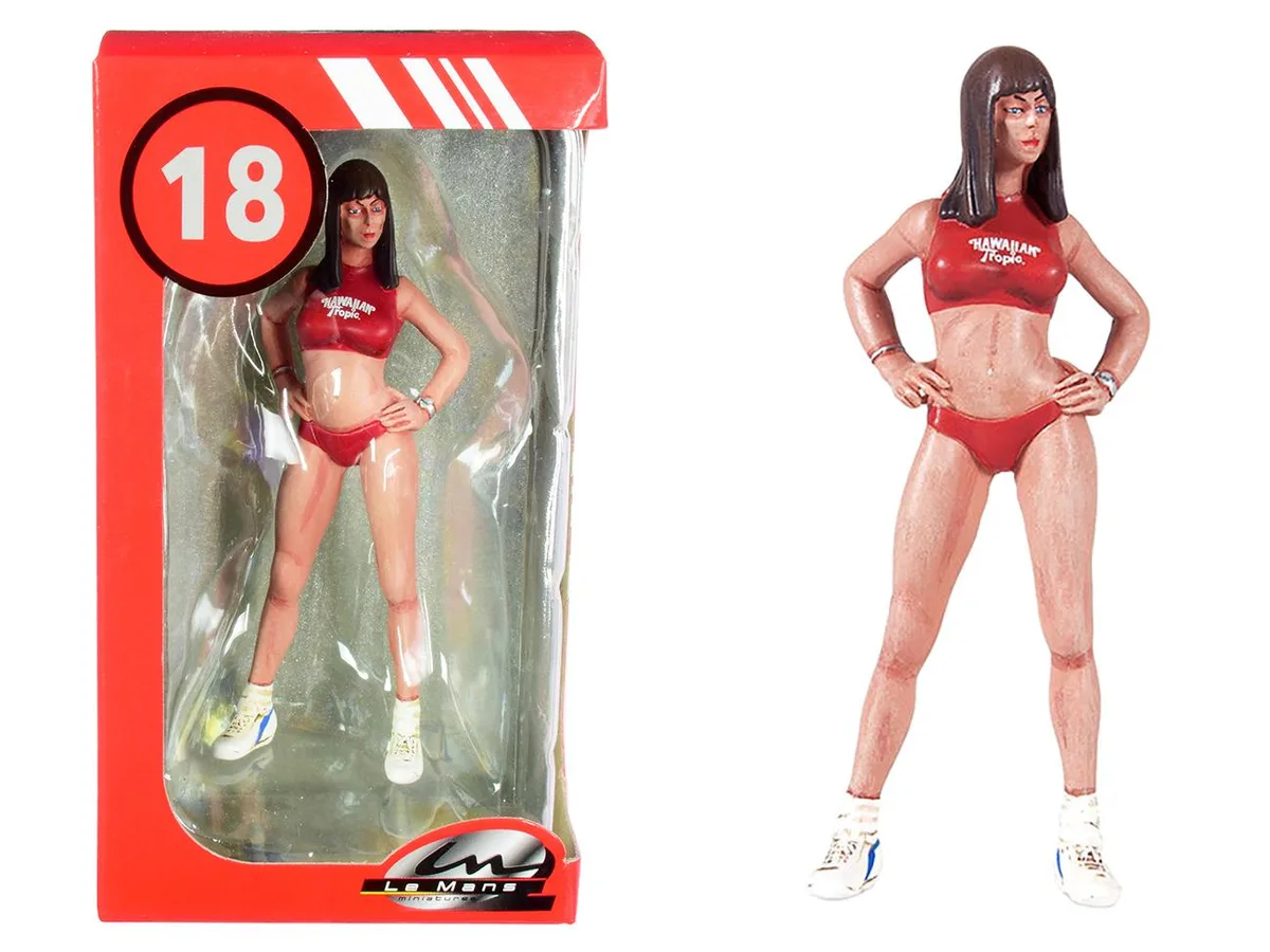 Le Mans Miniatures Le Mans Miniatures Dorothy Miss Hawaiian Tropic 1/18 Figurine 3.75in — product photo