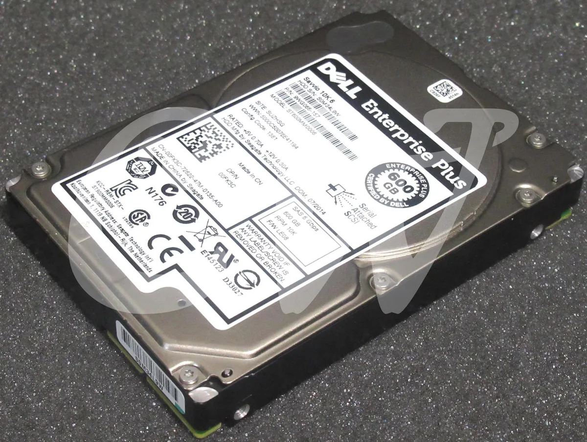 DELL DELL ST600MM0006 EQUALLOGIC 600GB 10000RPM 6Gb/s 2.5" SAS internal hard drive — product photo