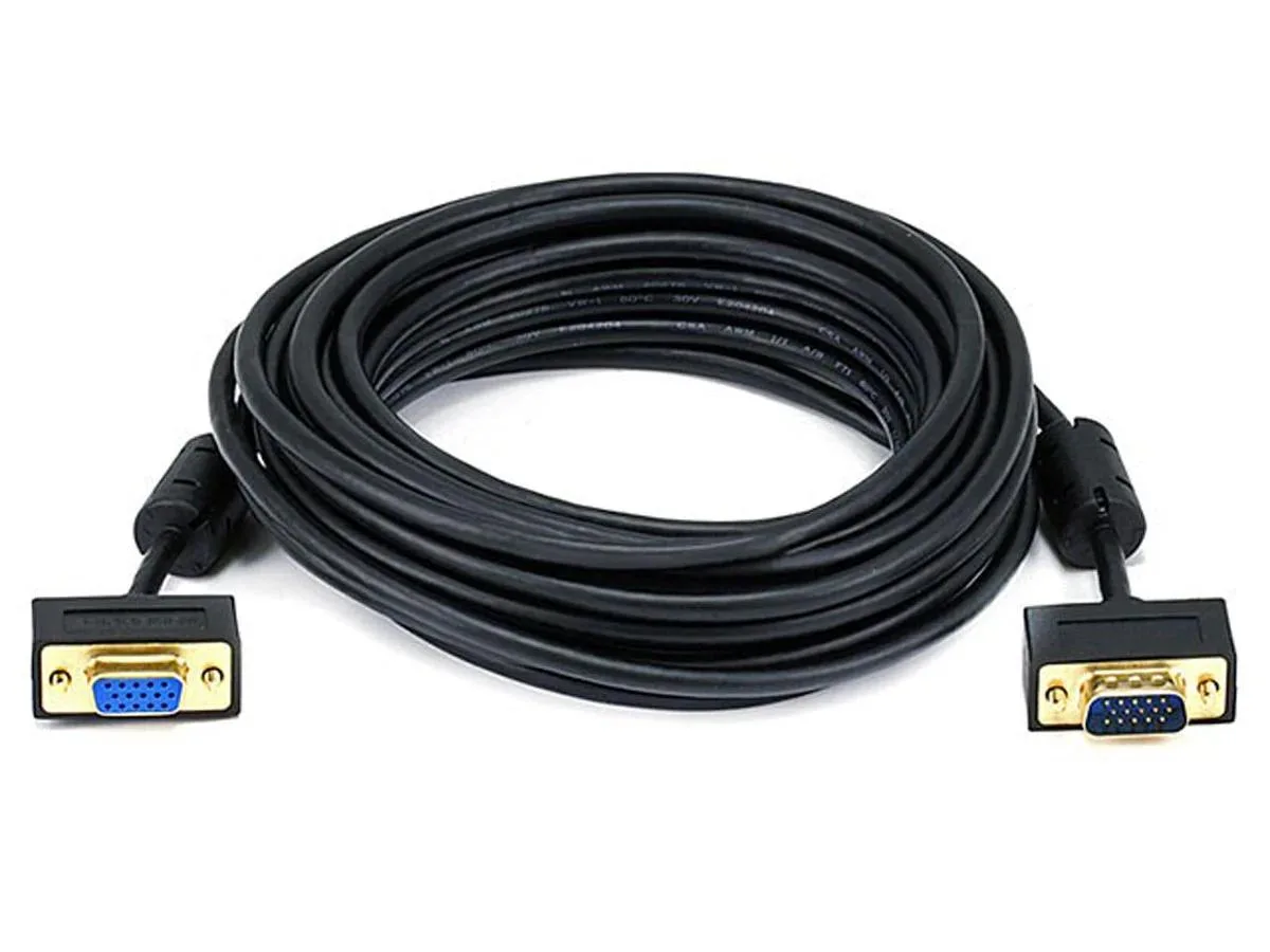 Monoprice Inc. Monoprice Inc. 106373 VGA cable 25 ft 30/32AWG ferrites — product photo
