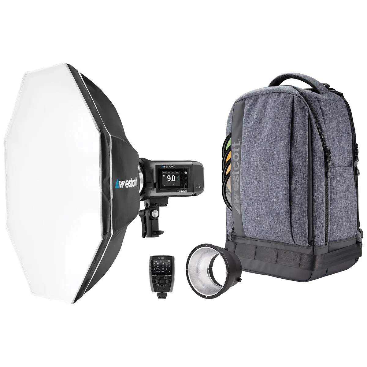 Westcott Westcott FJ400 II 400W Strobe Backpack Kit Sony Trigger — product photo