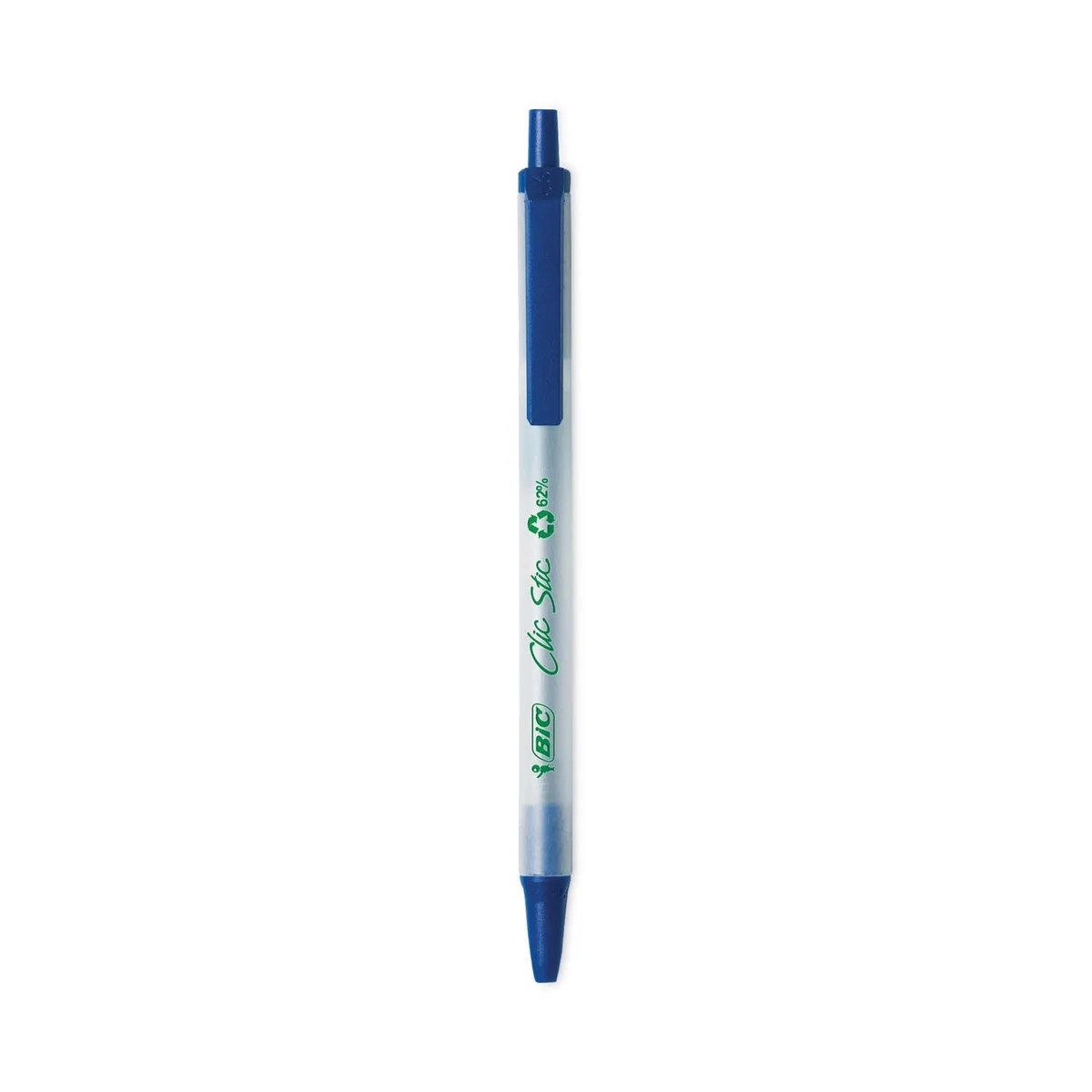 BIC BIC CSEM48BE ReVolution Clic Stic Ballpoint Pen Retractable Medium 1 mm Blue 48 Pack — product photo